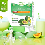 Pure Avocado Beauty Milk Green Juice Powder Instant Solid Drink 10 g*10 bags
