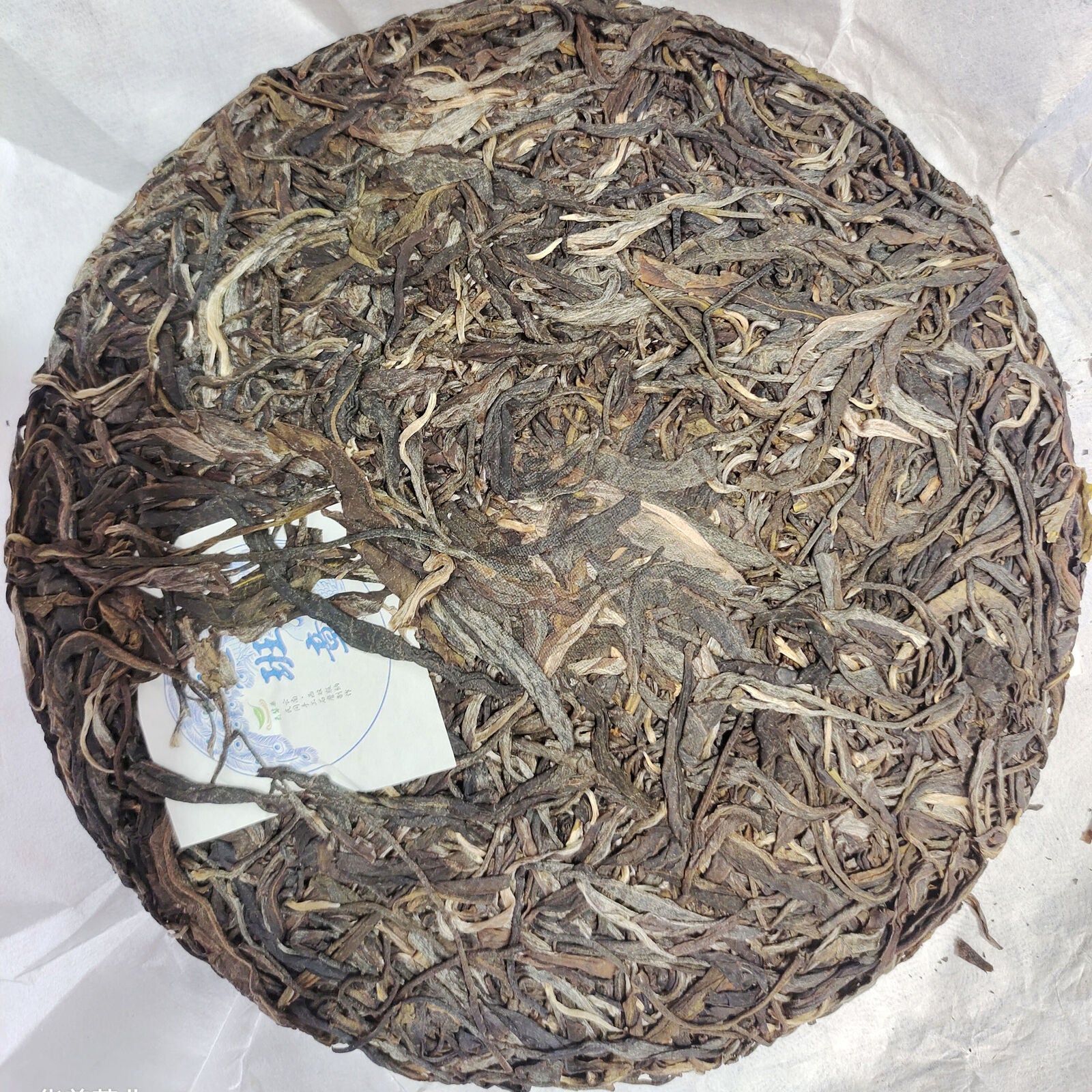 Yunnan Puerh Tea Old Banzhang Old Pure Material Puerh Raw Tea Cake 357g/12.59oz Secondary image