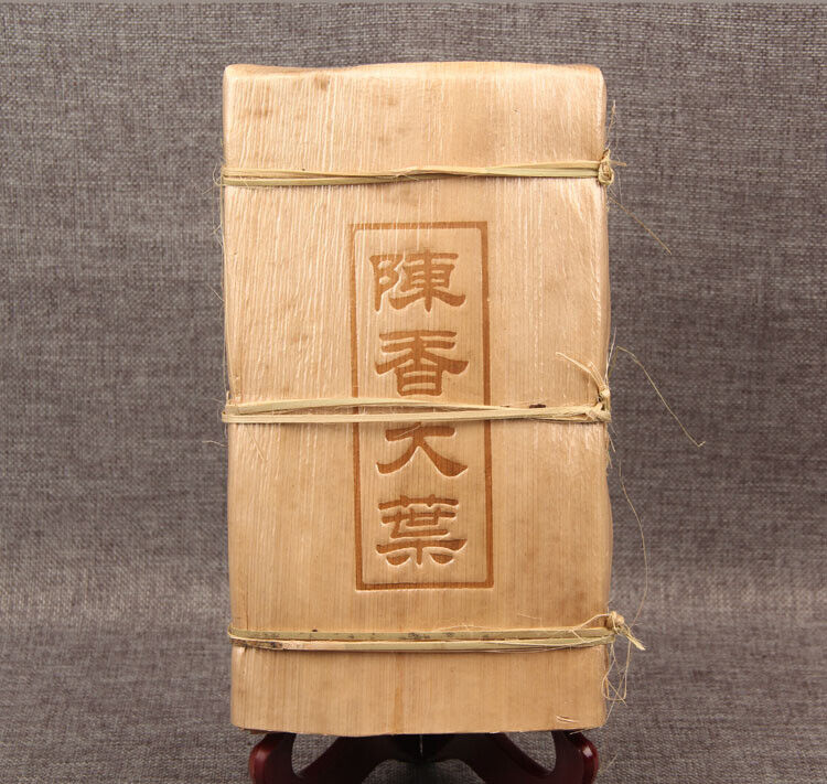 Big Leaf Pu-erh Tea Bamboo Shell Old Pu'er Tea Brick 1000g Yunnan Ancient Tree Secondary image