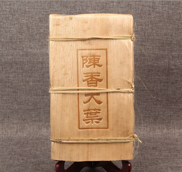 Big Leaf Pu-erh Tea Bamboo Shell Old Pu'er Tea Brick 1000g Yunnan Ancient Tree