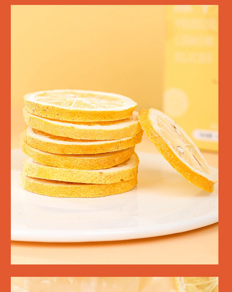 Lemon Slices Freeze-dried Lemon Slices In Water Lemon Slices 40g 4g*10