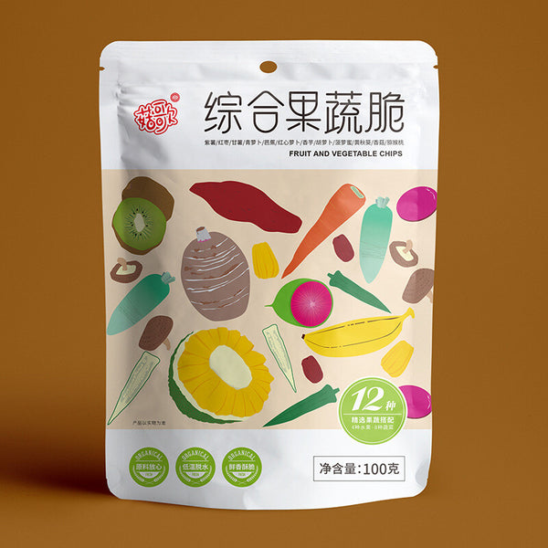 Dried Shiitake Mushroom Freeze-Dried Snack 12-Variety Mixed Vegetable Crisps