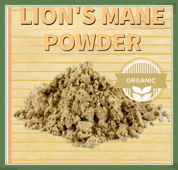 ORGANIC LIONS MANE Mushroom Powder - High Quality Organic 250G