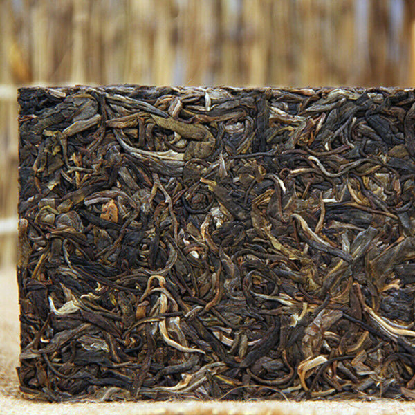 Hoher Berg Arbor Baum Yunnan Pu-erh Grüner Tee Raw Pu'er Tee Brick Geschenk 250g