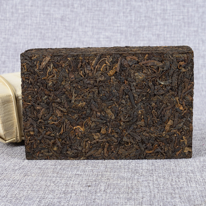Premium Ripe Brick Yunnan Pu'er Tea Bamboo Shoot Shell Packing Health Care 250g