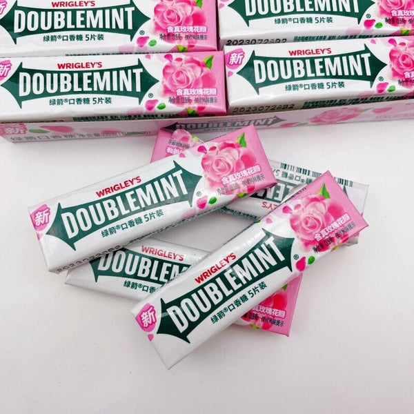 Rose Mint DOUBLEMINT Kaugummi 5pcs x 20 Portable Pack für frischen Atem
