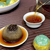 Xinhui Raw Sun-dried Small Green Citrus Menghai Palace Puer Chen Pi Puerh Tea