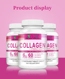 Collagen Vitamin C Biotin Tablets for Healthy Skin Hair Nail 60tablets/bottle