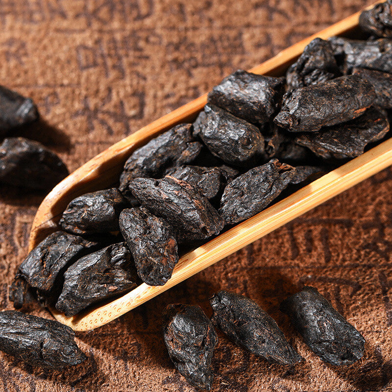 Menghai Old Tea Yunnan Pu'er Tea Glutinous Rice Fragrant Tea Fossil Ripe Tea