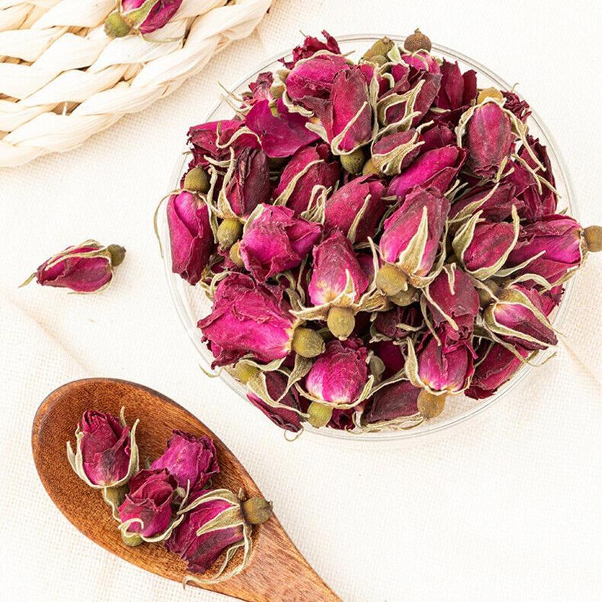 Great Value Additive-Free Premium Quality Double Red Rose Petal Rose Tea - 50g