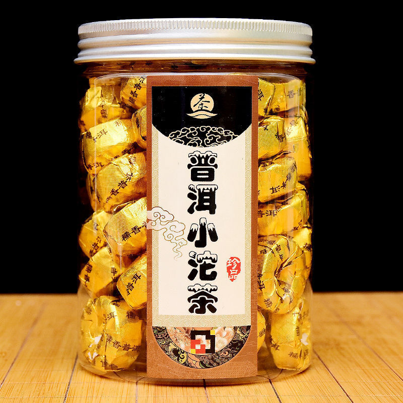 Pu'er Ripe Tea Mini Tuocha Glutinous Rice Flavor Yunnan Menghai Tangerine Peel