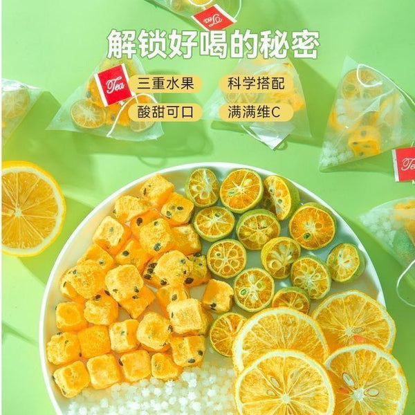 Lime Lemon Passion Fruit Tea Blend Flavor Combination Tea