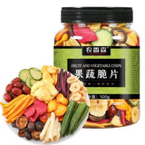 Dehydrated Fruit & Vegetable Chips 500g Healthy Mixed Snack with Okra Crunchy