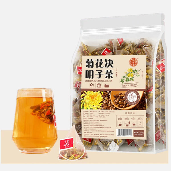 Chinese Chrysanthemum Medlar Liver Cleansing Detox Herbal Tea 5g*50packs