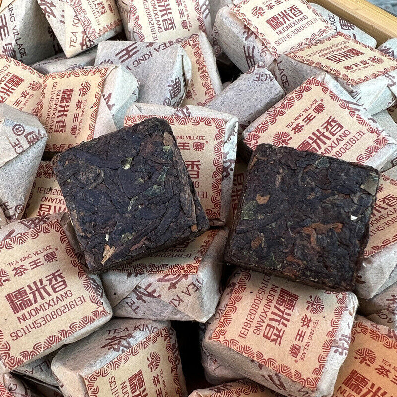 500g Glutinous Rice Fragrance Pu'er Tea Small Brick Tea Yunnan Ripe Tea Dark Tea Main image
