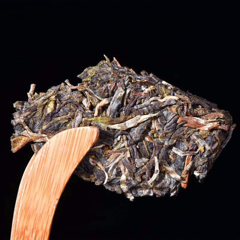 Green Tea Pu-Erh Raw Tea Bricks Menghai Big Leaf Pu'er Tea 1000g Natural Yunnan