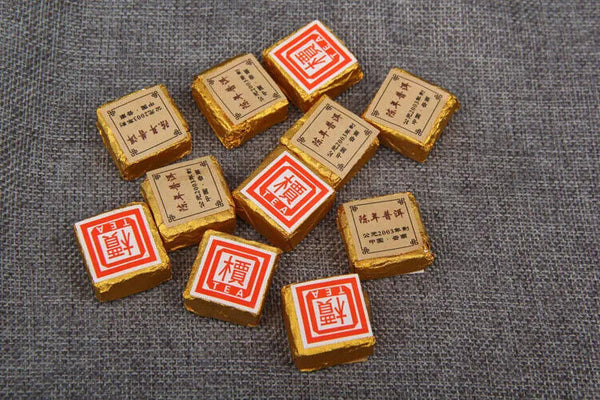 New Yunnan Pu'er Tea Mianzi Cooked Tea Xiaojin Brick Pu'er Mini-Xiaotuo Tea 250g
