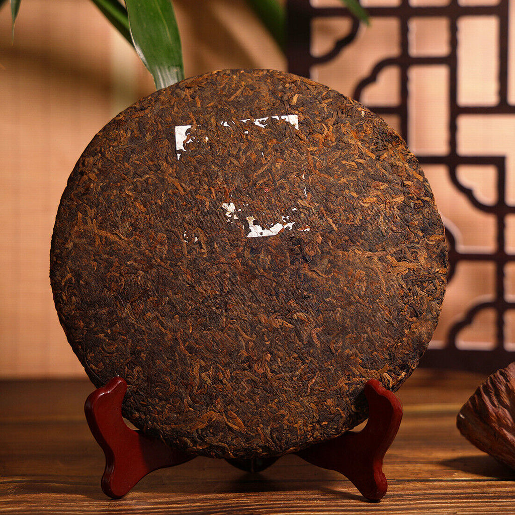 Palace Golden Sprout Pu'er Ripe Tea Pu'er Tea Seven Seed Cake Tea Chenxiang 357g