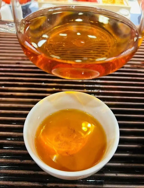 Old China Tea Raw Puerh Tea 357g Yunnan Qi Zi Bing Cha Ripe Puer Tea Cake