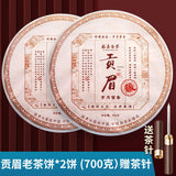 2012福鼎白茶老白茶饼陈年贡眉寿眉高山白牡丹茶饼礼盒装送礼350g