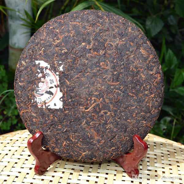 Yunnan Banzhang Jinya Pu'er Tea Ancient Pure Material Green Tea Cake Health 357g