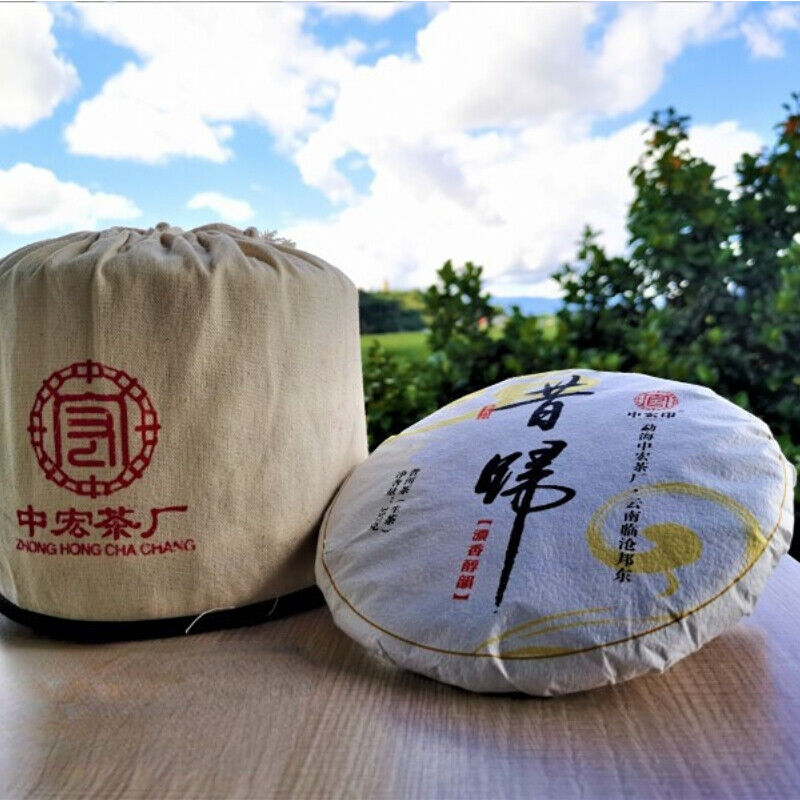357g Top Xigui Ancient Tree Pu'er Tea High Quality Yunnan Qizi Cake Green Tea