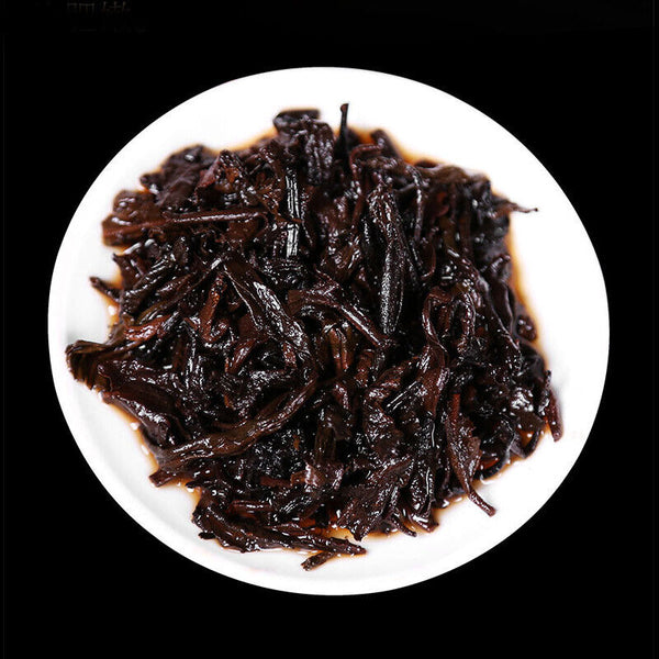 Seven Cakes Tea Spring Aged Tea Old Man'e Red Seal Pu'er Tea Ripe Tea 357g