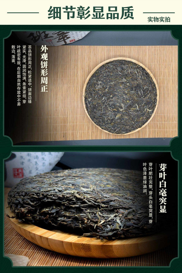 Lao Banzhang Puerh Raw Tea Centennial Ancient Tree Tea Cake 357g