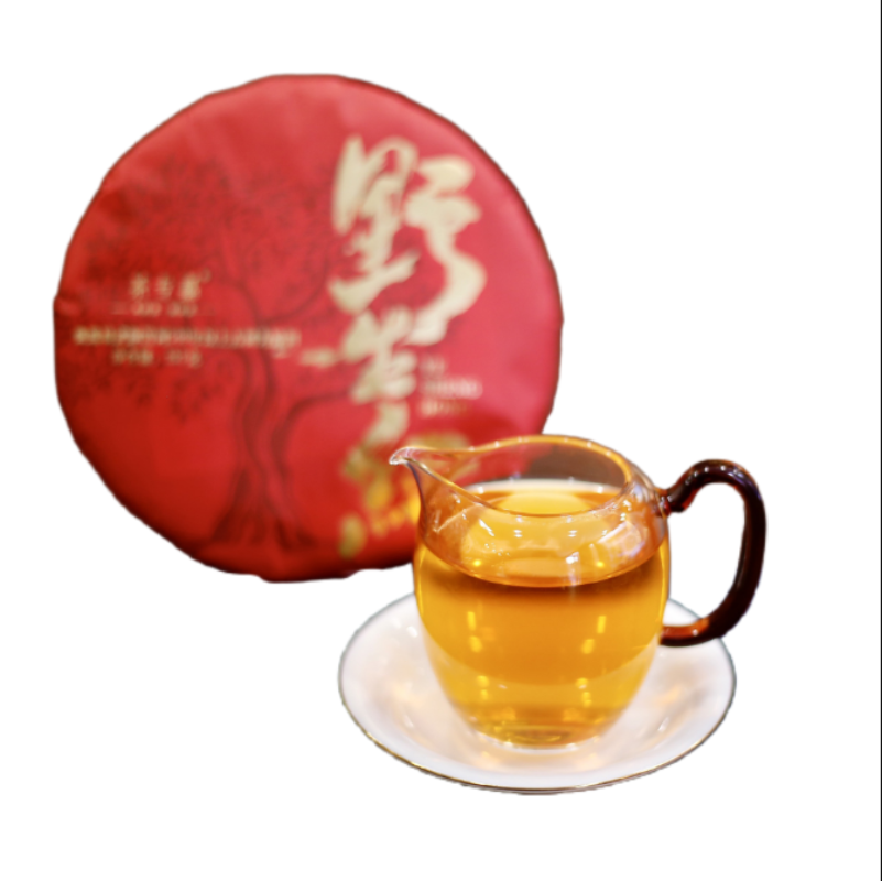 357G Yunnan Dian Hong Fengqing black tea wild ancient tree black tea cake tea Secondary image