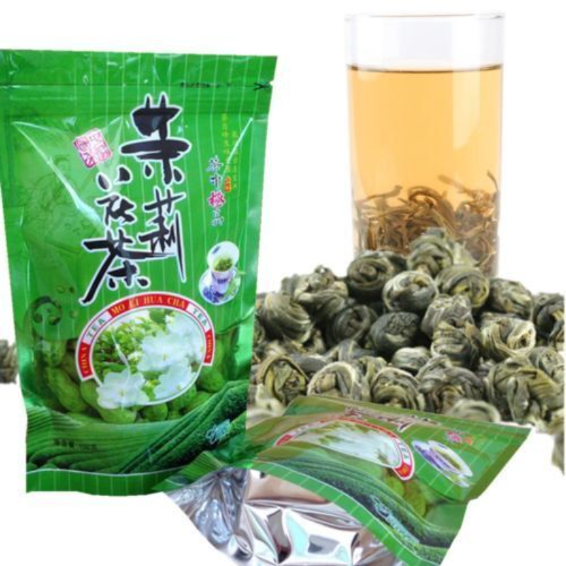 100g Hardcover Scented Tea Jasmine Pearl Flower Tea Organic Green Healthy Drink Main image