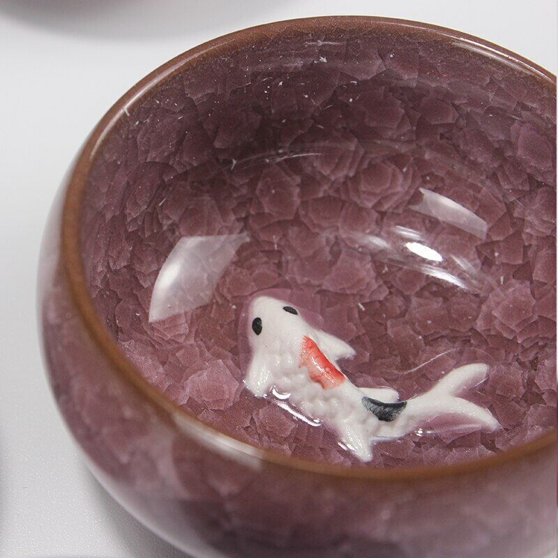 Teacup Drinkware Jingdezhen Ceramic Chinese Kung Fu Tea set Porcelain Water Bowl