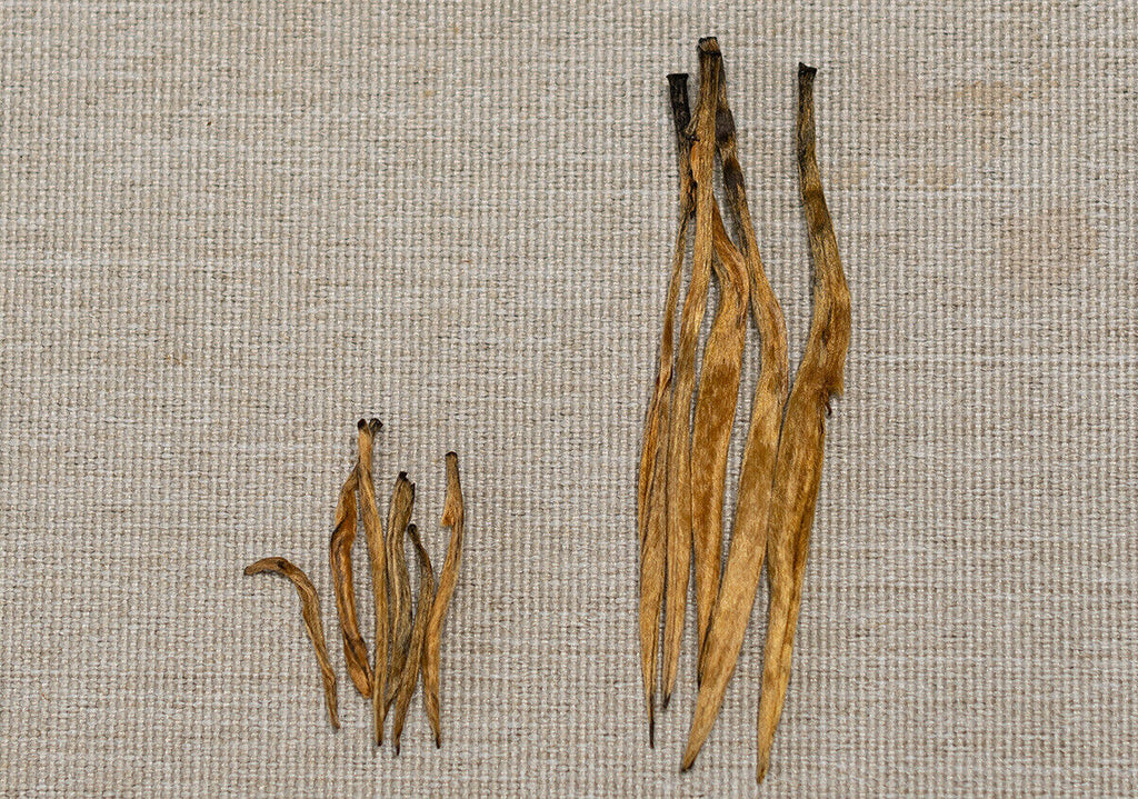 500G Yunnan Black Tea Mini Gold Needle Fengqing Dian Hong Tea Small Gold Needle