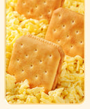 Cheese Lemon Filled Biscuits Creamy Citrus Snack for Kids Adults