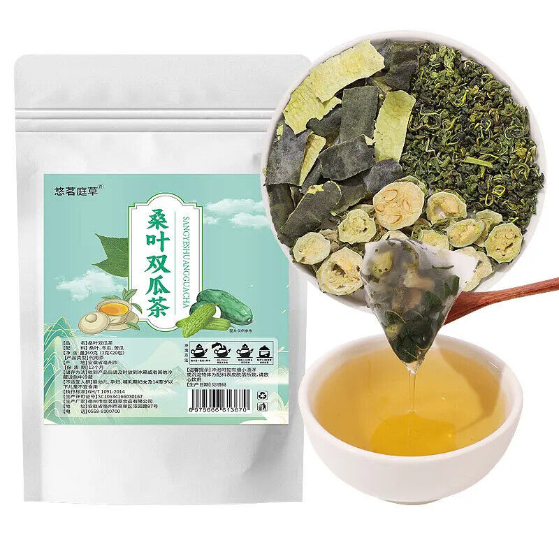 Melon Bitter Melon Tea Brewing Water Tea Health Mulberry Leaf Winter