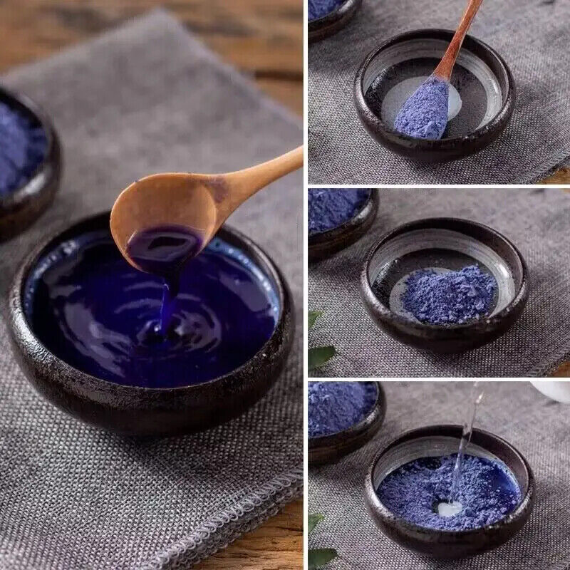 100%Reines wasserlösliches Lebensmittel Matcha Schmetterling Erbsen Blume Pulver