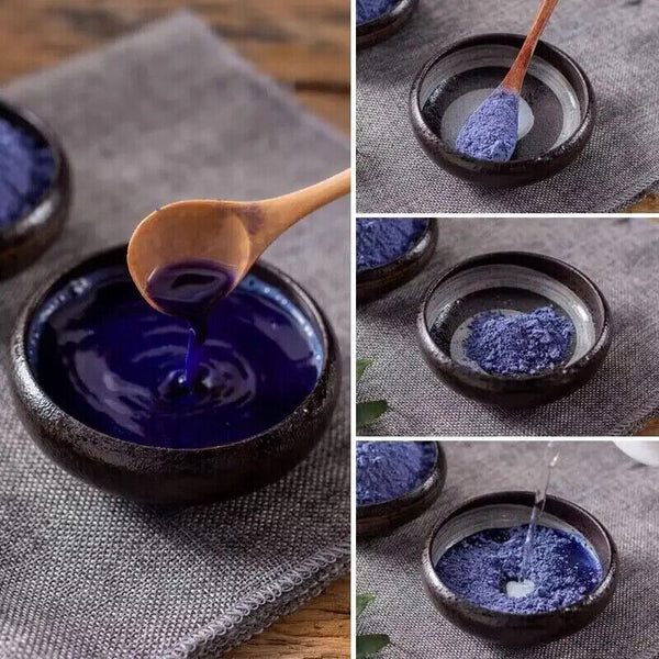 100%Reines wasserlösliches Lebensmittel Matcha Schmetterling Erbsen Blume Pulver