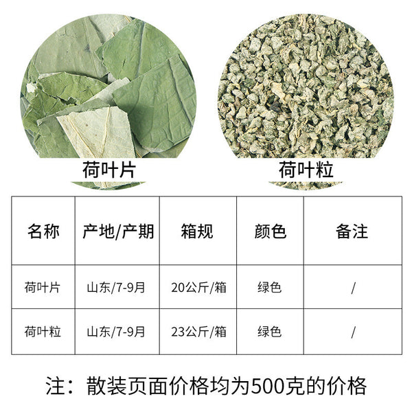500G Bulk Lotus Leaf Weishan Lake Lotus Leaf Tea Bulk Dry Lotus Leaf Granules
