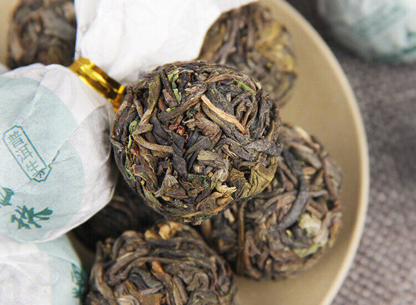 Glutinous Rice Fragrance Pu'er Raw Tea Dragon Pearl 500g Pu'er Tea Tuocha