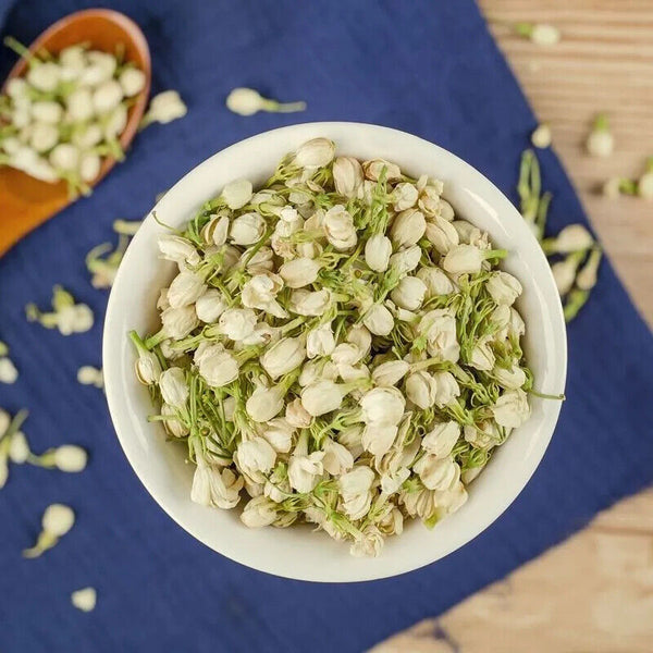 BOUTONS DE JASMIN ENTIER TISE PREMIUM 100g Jasminum officinal Herbe Séchée