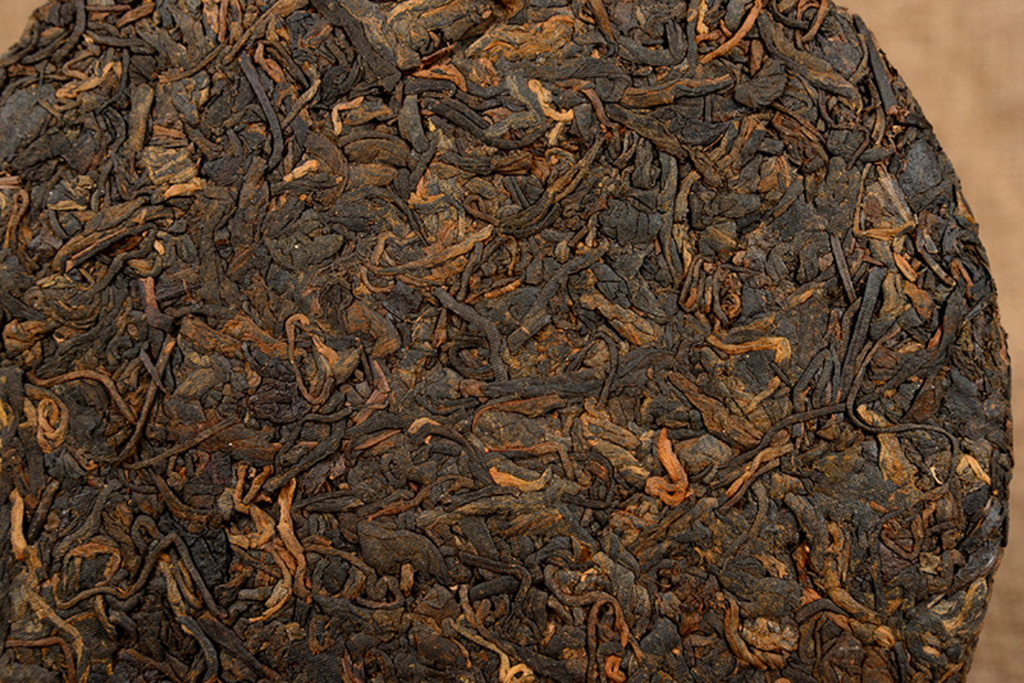 357g Yunnan Pu'er Tea Old Banzhang Glutinous Fragrance Seven Seed Cake Ripe Tea