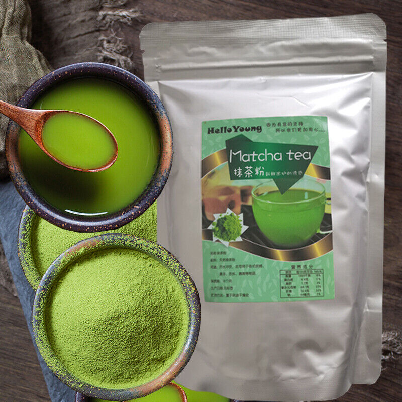 80g Natural Organic Matcha Green Tea Powder slimming tea weight loss Makeup Tea Secondary image