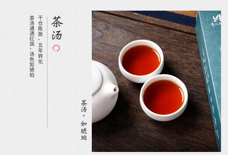1kg Anhua black tea hand-built por brick original golden Tianti Fu brick tea