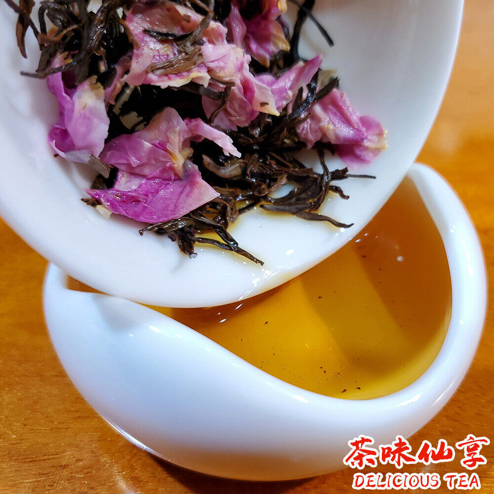 New Rose Tea Jiuqu Red Plum Longjing Heavy Rose Tea High Mountain Tea 10g
