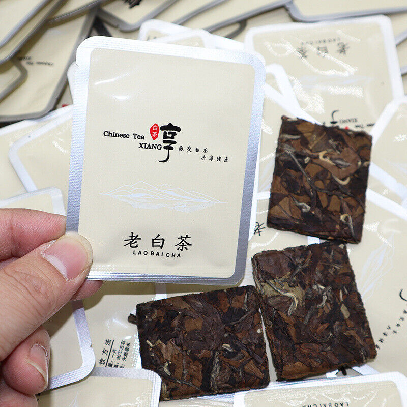 500g Fuding white tea shoumei cookie tea old white square tea 1 piece 1 bubble