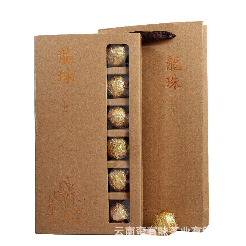 Yunnan Pu'er Tea 18 Old Banzhang Ancient Tree Gold Leaf Raw Tea Dragon Pearl Main image