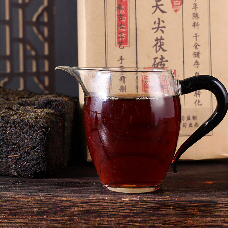 1000kg Anhua Black Tea Golden Flower Hand-built Fu Brick Tea Golden Black Tea Secondary image