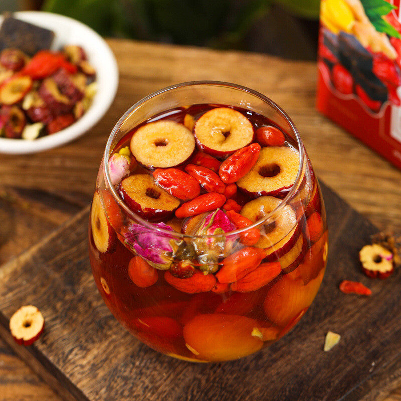 Black Sugar Ginger Date and Wolfberry Tea Cinnamon Goddess Tea Flower Tea