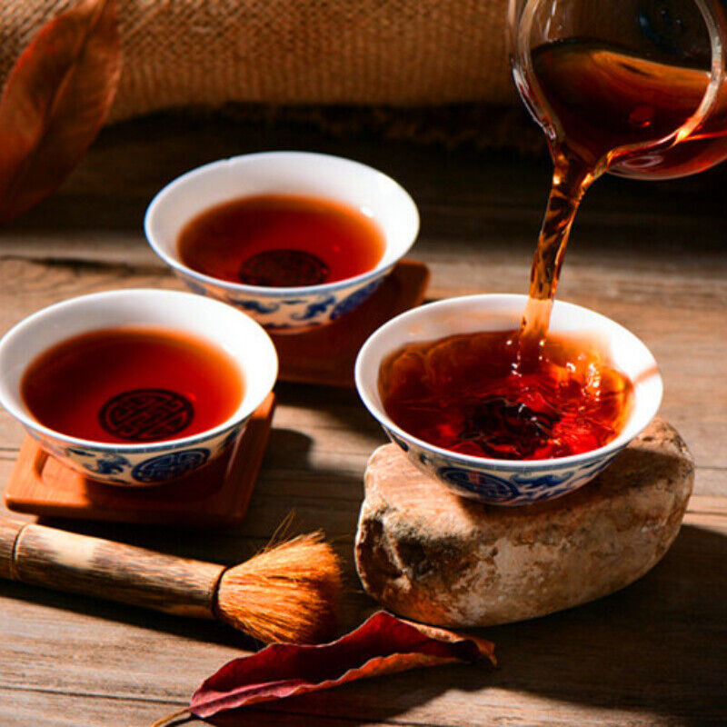TeaBig Tree Ripe Tea 357g Chinese Black Tea Yunnan Pu-Erh Tea Premium Palace