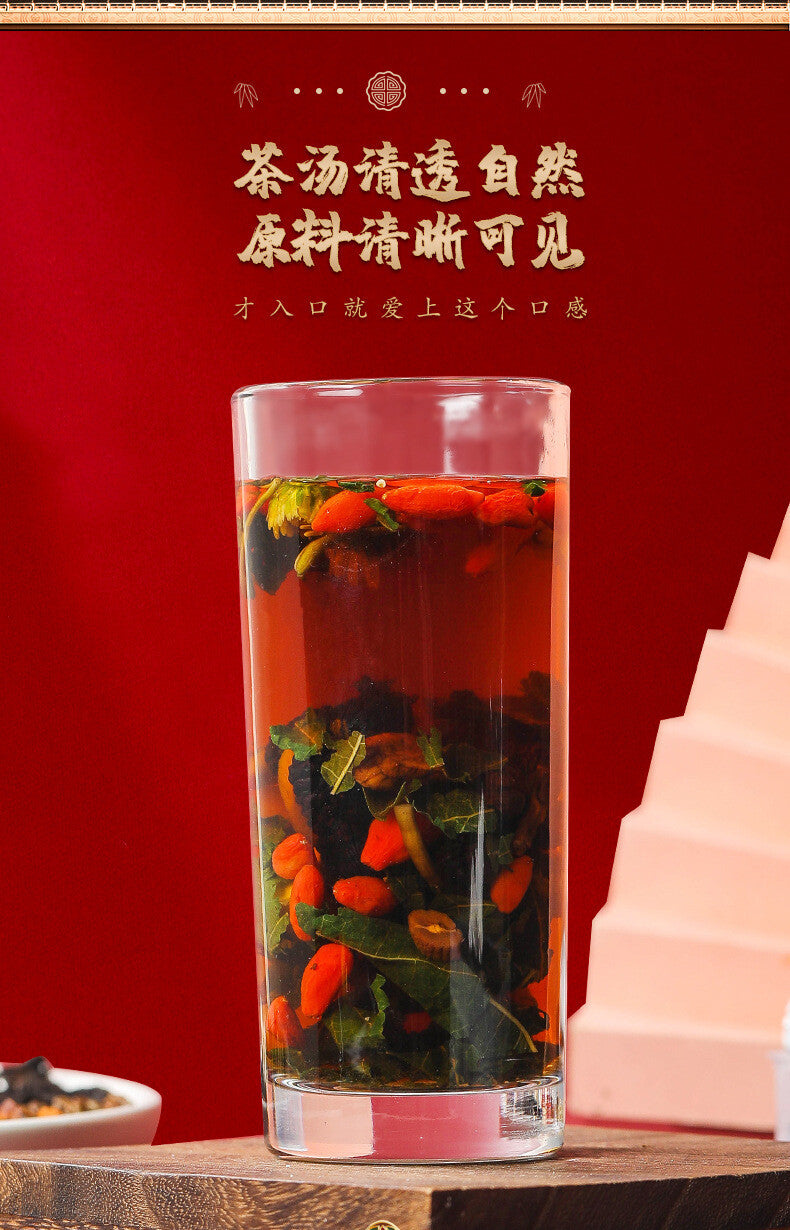 Chrysanthemum Cassia Berry Wolfberry Dandelion Tea Small Tin Tea