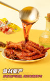 Wangxiaolu Chicken Feet Tiger Skin Chicken Feet 210g Instant Snacks 王小卤虎皮凤爪香辣卤味